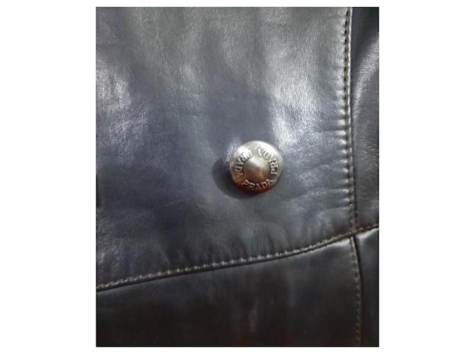 Prada Lederjacke braun - Ansicht 6