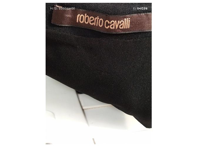 Roberto Cavalli Kleid Schwarz mit Strass - Ansicht 10