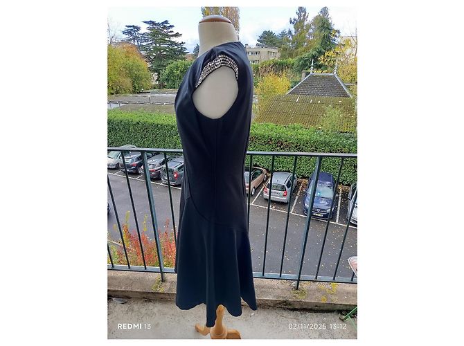 Roberto Cavalli Kleid Schwarz mit Strass - Ansicht 6