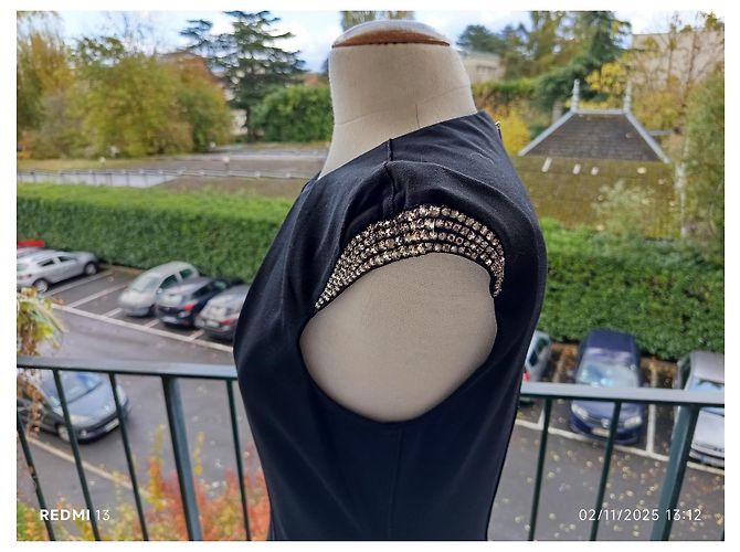 Roberto Cavalli Kleid Schwarz mit Strass - Ansicht 7