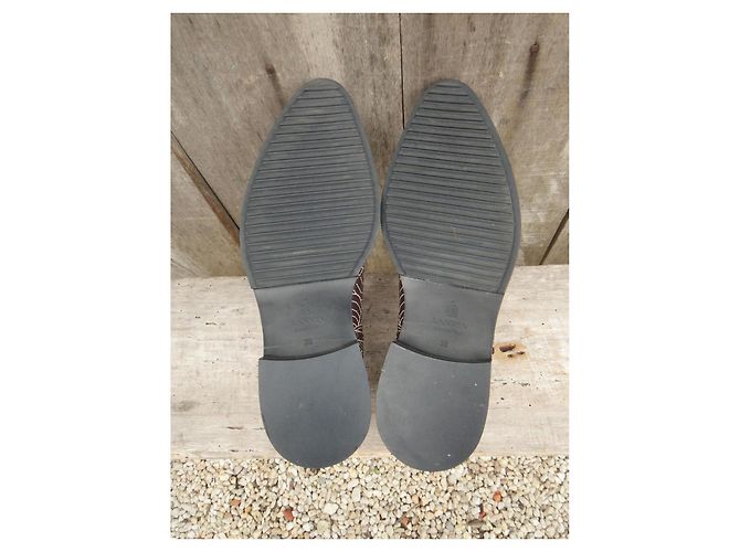 Botines Chelsea Lanvin de cuero marrón Castaño - vista 5