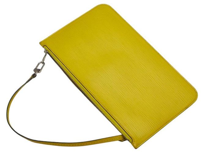Bolso Epi Neverfull de Louis Vuitton Amarillo - vista 4