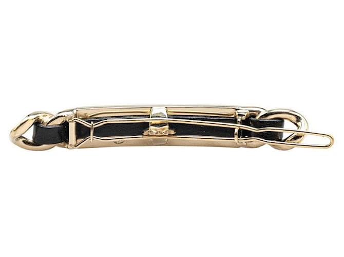 Timeless Barrette Logo Chanel D'oro - vista 3