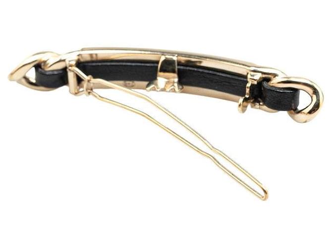 Timeless Barrette Logo Chanel D'oro - vista 4
