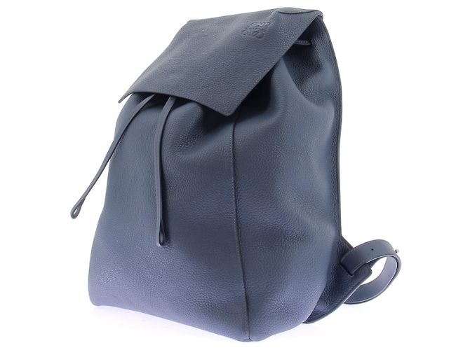 Loewe Blue Leather Backpack - view 5