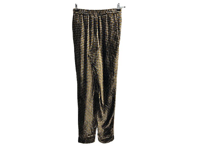 Soeur Bedruckte Samthose Schwarz - Ansicht 2