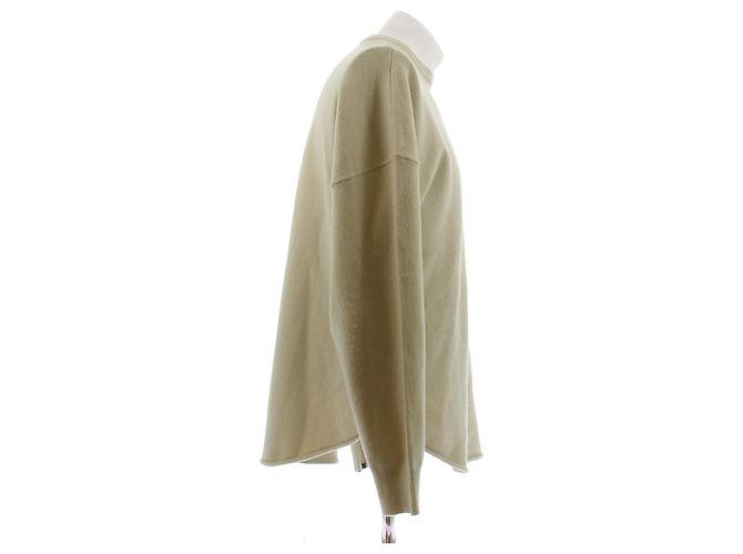 Autre Marque Pull crème en cachemire Beige - view 3