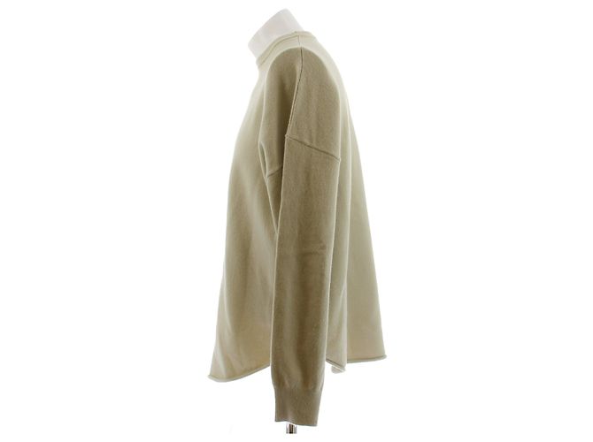Autre Marque Pull crème en cachemire Beige - view 4