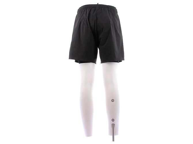 Autre Marque Pantaloncini in nylon nero SATISFY L - vista 2