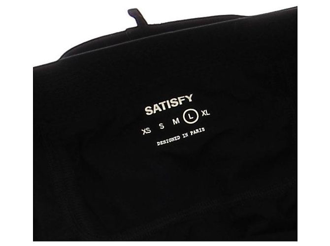 Autre Marque Pantaloncini in nylon nero SATISFY L - vista 5