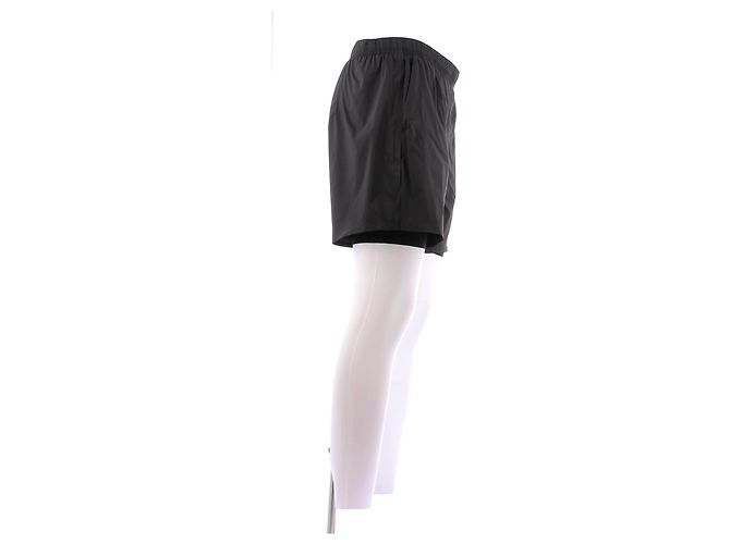 Autre Marque Pantaloncini in nylon nero SATISFY - vista 3