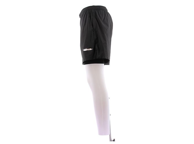 Autre Marque Pantaloncini in nylon nero SATISFY - vista 4
