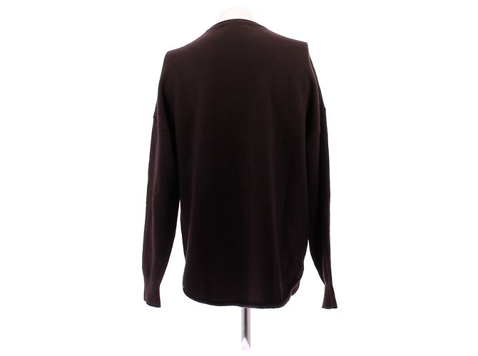 Autre Marque Pull bordeaux en cachemire Dark red - view 2