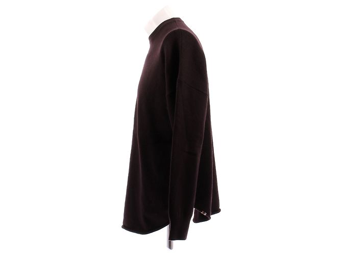 Autre Marque Pull bordeaux en cachemire Dark red - view 4