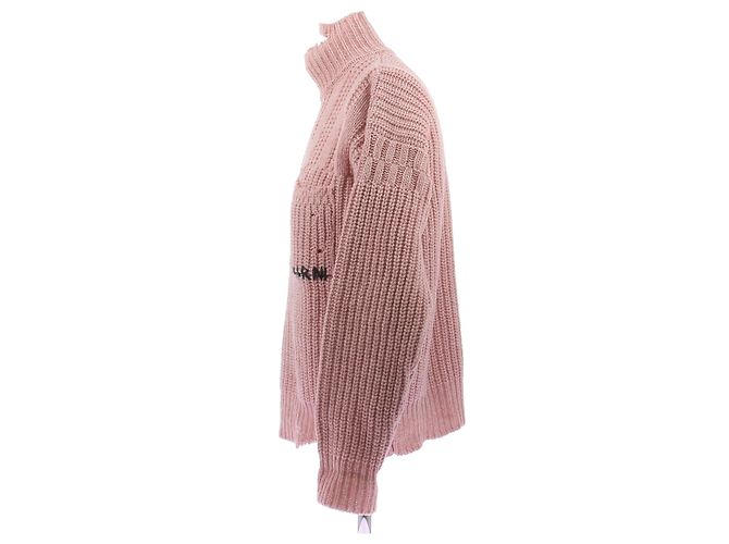 Marni Wool Pink Sweater Black - view 4