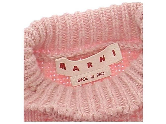 Marni Wool Pink Sweater Black - view 5