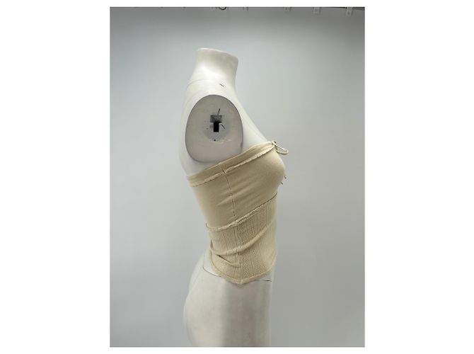 Top bustier Rouje crema Beige - vista 3