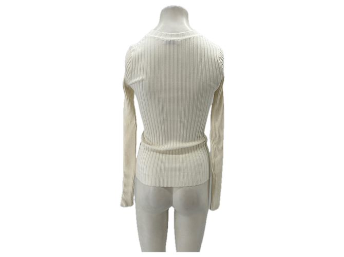 Anine Bing Top de manga larga blanco - vista 2