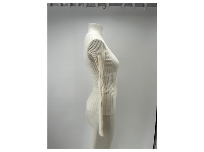 Anine Bing Top de manga larga blanco - vista 3