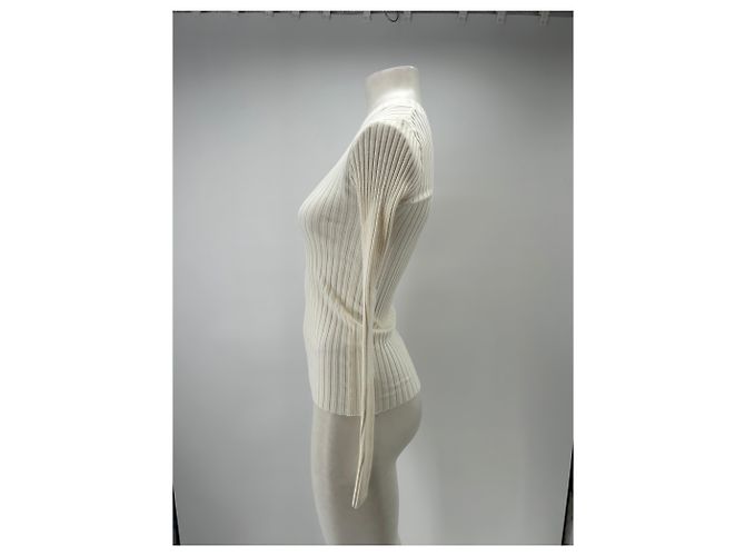 Anine Bing Top de manga larga blanco - vista 4