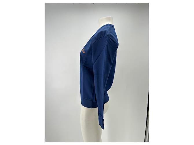 Autre Marque TOOSHIE Pullover Marineblau Baumwolle S - Ansicht 4