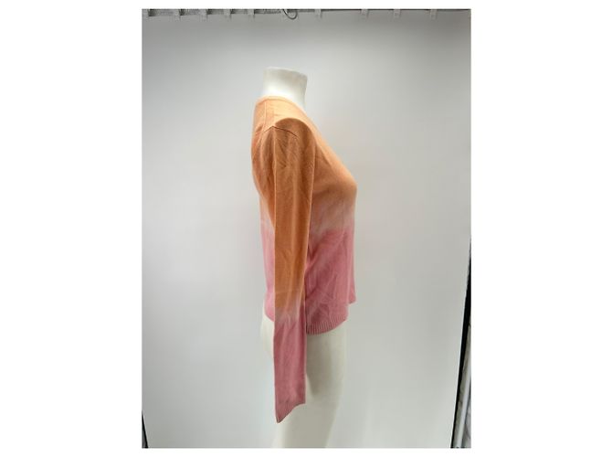 Autre Marque Suéter de Cachemira Tie & Dye Naranja - vista 3