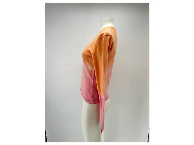 Autre Marque Suéter de Cachemira Tie & Dye Naranja - vista 4
