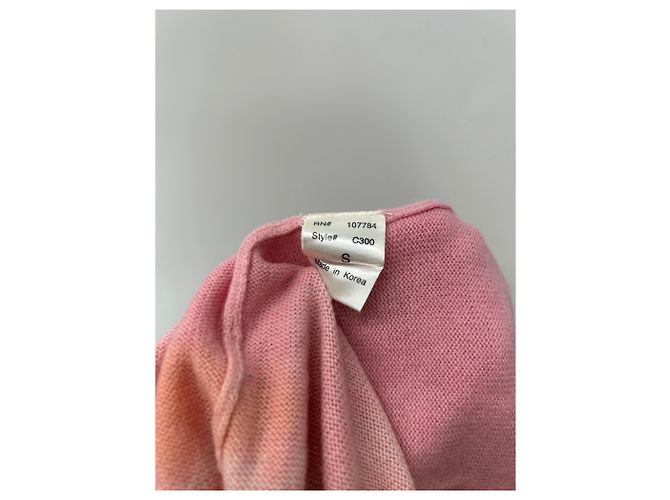Autre Marque Suéter de Cachemira Tie & Dye Naranja - vista 7