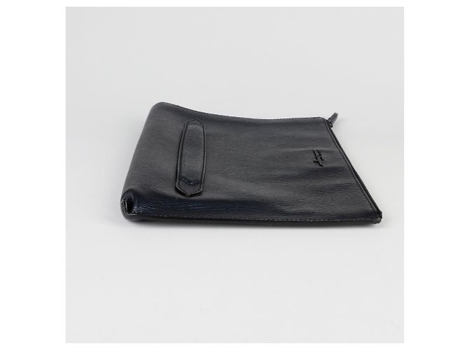 Salvatore Ferragamo Clutch Revival Blu - vista 12
