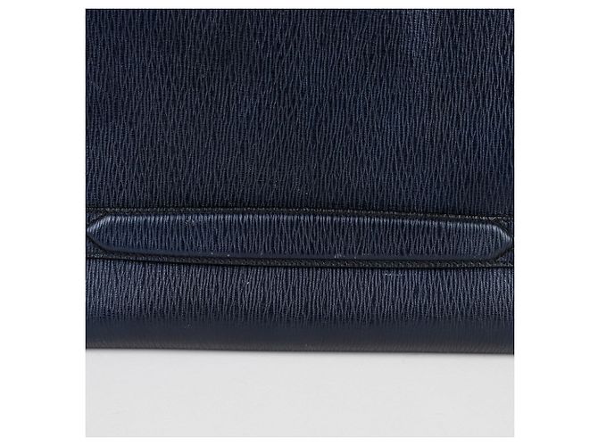 Salvatore Ferragamo Clutch Revival Blu - vista 3