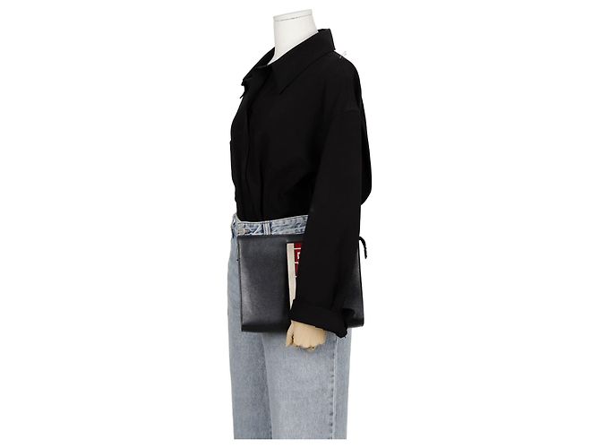 Gucci Pochette e Clutch con Logo Nero - vista 14
