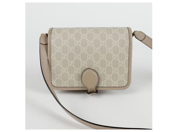 Gucci Borsa a tracolla mini intrecciata Marrone - vista 4