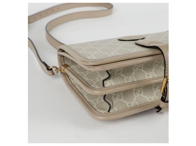 Gucci Borsa a tracolla mini intrecciata Marrone - vista 7