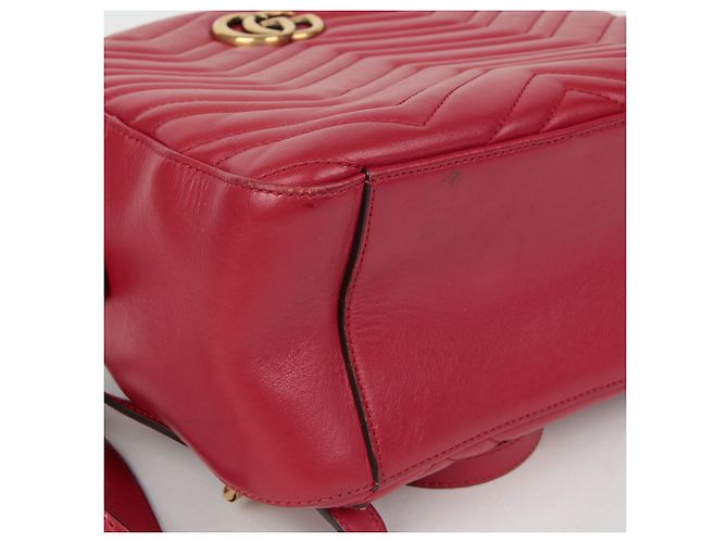 Gucci GG Marmont Backpack Red - view 10