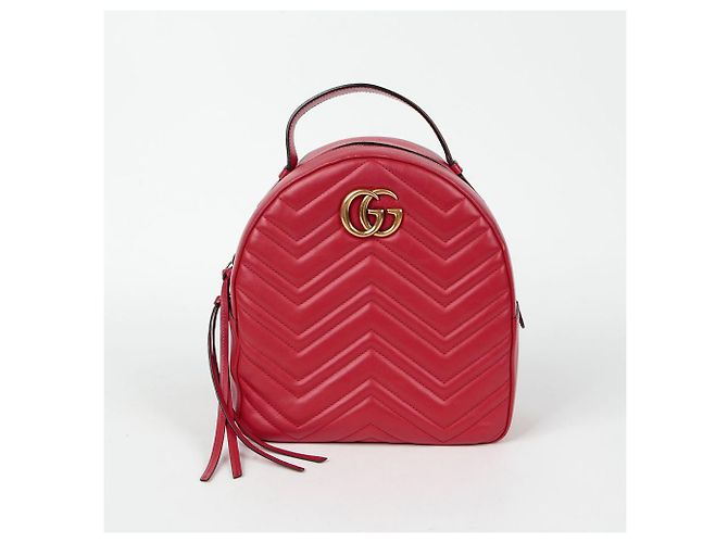 Gucci GG Marmont Backpack Red - view 2
