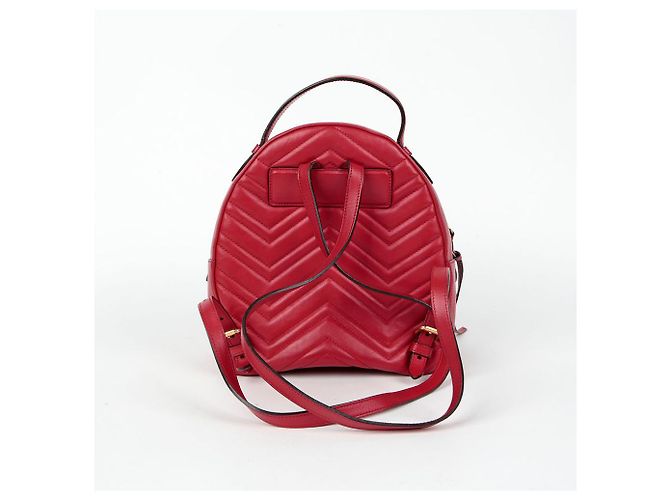 Gucci GG Marmont Backpack Red - view 4
