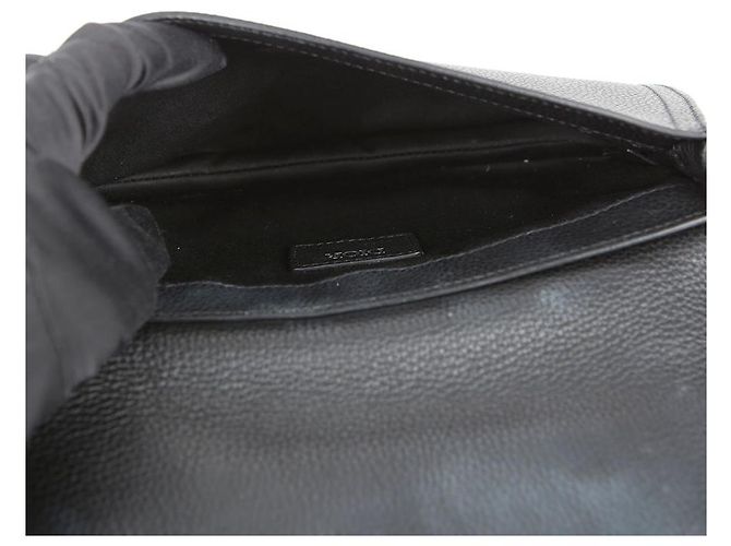 Saddle Dior Sac messager en forme de selle à bandoulière Noir - vue 10