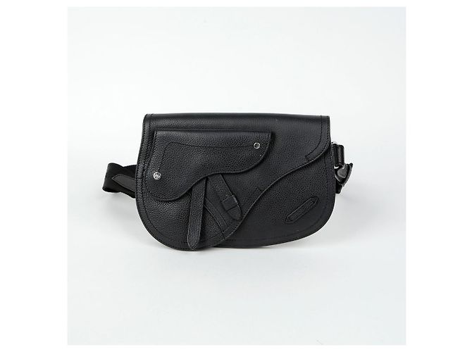 Saddle Dior Sac messager en forme de selle à bandoulière Noir - vue 2