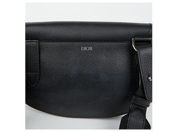 Saddle Dior Sac messager en forme de selle à bandoulière Noir - vue 5