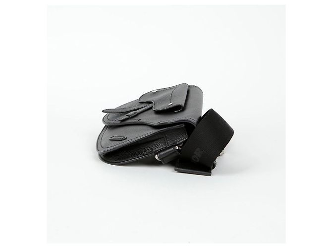 Saddle Dior Sac messager en forme de selle à bandoulière Noir - vue 6