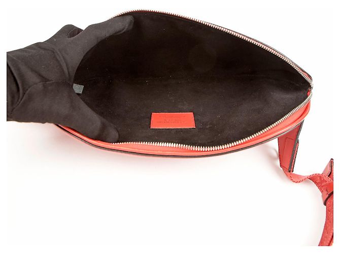 Louis Vuitton Marsupio Supreme Rosso - vista 12
