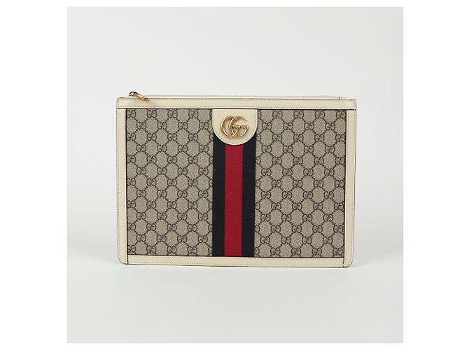 Gucci Custodia Portfolio Ophidia Bianco - vista 2