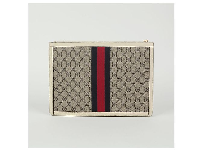 Gucci Custodia Portfolio Ophidia Bianco - vista 4