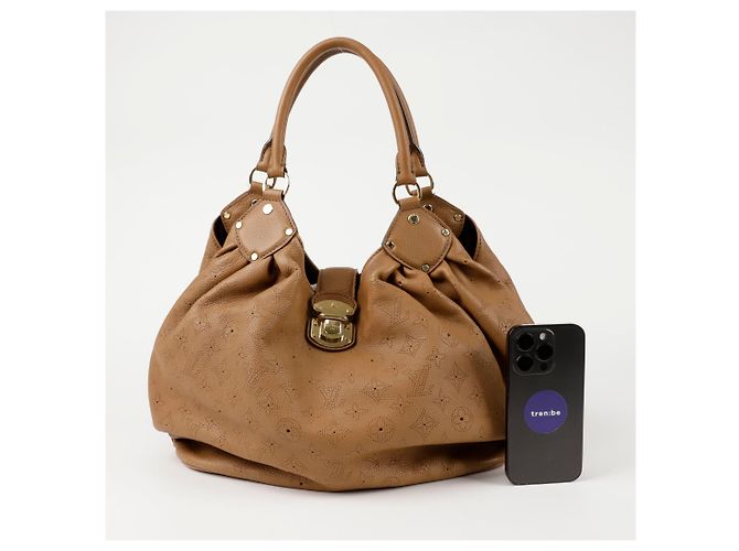 Louis Vuitton Borsa Tote Grande Mahina Marrone - vista 10