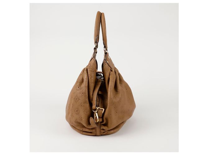 Louis Vuitton Borsa Tote Grande Mahina Marrone - vista 5