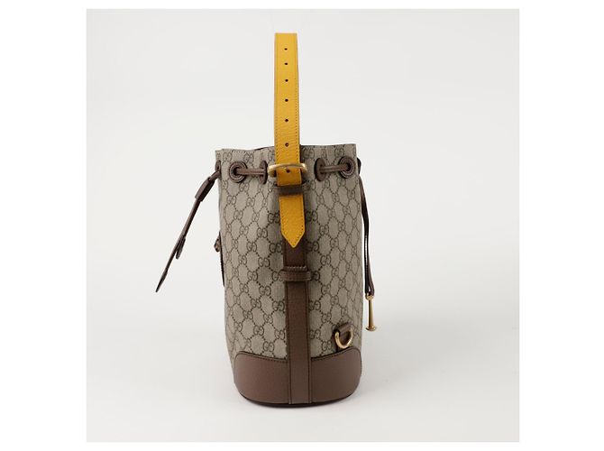Gucci Zaino a secchiello Neo Vintage Marrone - vista 4