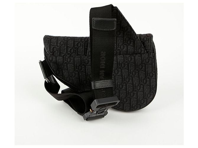Saddle Dior Borsa a tracolla a spalla a sella Nero - vista 2