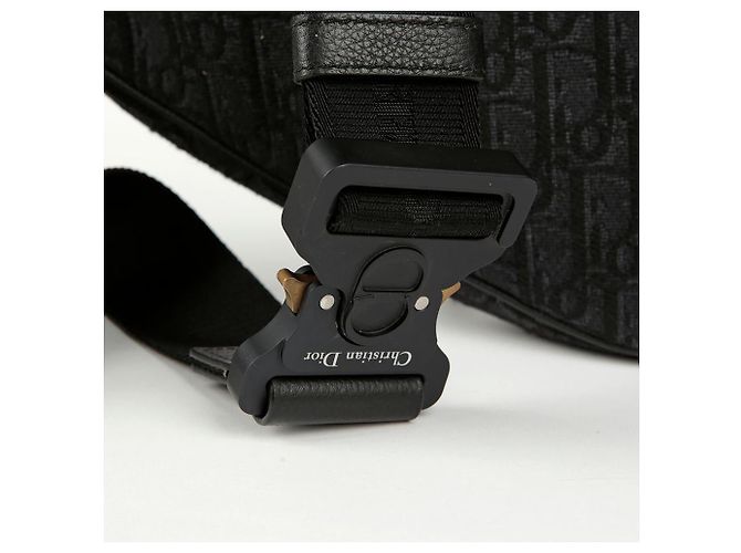 Saddle Dior Borsa a tracolla a spalla a sella Nero - vista 3