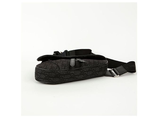 Saddle Dior Borsa a tracolla a spalla a sella Nero - vista 5
