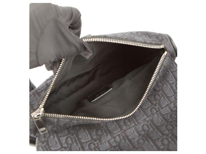 Saddle Dior Borsa a tracolla a spalla a sella Nero - vista 8